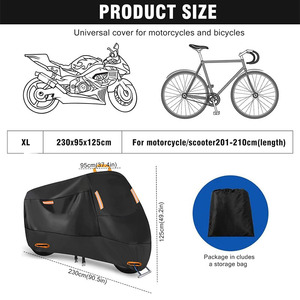 定制210D牛津户外摩托车罩电动自行车防水防紫外线防晒霜 - Product Image 3