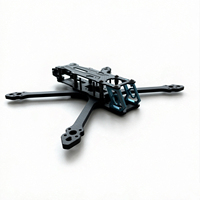 Longsky Tough 5 Inch Carbon Fiber FPV Frame with Thick Arms for Impact Resistance Lightweight High Rigidity-FPV Freestyle Racing