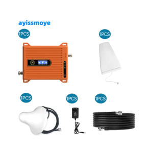 Amplificateur de signal mobile <span class=keywords><strong>Orange</strong></span> AYS 4G Tri-Band 5G 3G pour la maison avec une <span class=keywords><strong>couverture</strong></span> de 500 à 1000 m² et un gain de 70 dB pour un signal plus puissant - Product Image 1