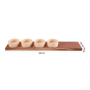Ciotola in Ceramica per Salse con Vassoio per Dessert, Piatto per Snack <span class=keywords><strong>e</strong></span> <span class=keywords><strong>Antipasti</strong></span>, per Uso Domestico - Product Image 5