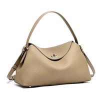 Grand sac de banlieue en cuir de vachette, simplicité urbaine, sac à bandoulière polyvalent, sac à main pour femme, grande capacité, design de niche, pour employées de bureau