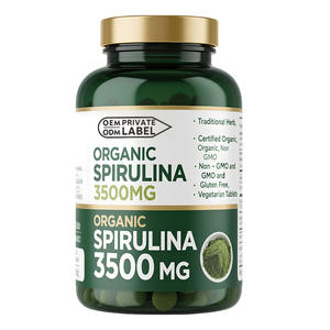 ODM/OEM Label pribadi alami organik Superfood kaya akan Vegan Protein <span class=keywords><strong>Spirulina</strong></span> ekstrak tablet kapsul <span class=keywords><strong>Spirulina</strong></span> organik - Product Image 4