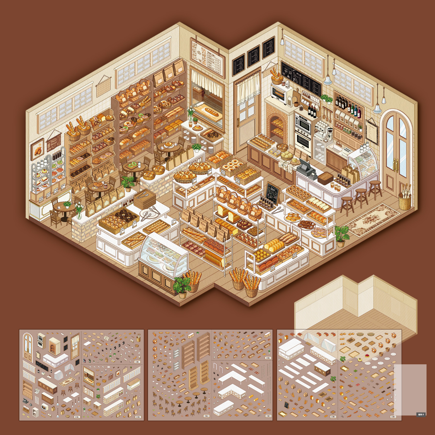 Bread Shop-brown