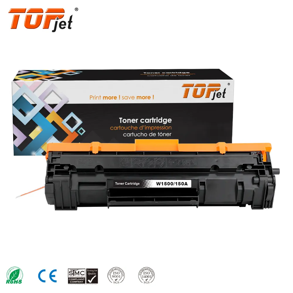 Topjet W1500a W1500 150a Premium Cartridge Laser Toner Met Chip Compatibel Voor Hp Laserjet M 140W M 110W M110we Printer