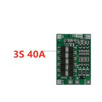 Carte de Protection du chargeur de batterie au Lithium 3S/4s 20 40A 60A 18650 BMS moteur de forage 11.1V 12.6V/14.8V 16.8V amélioration/équilibre