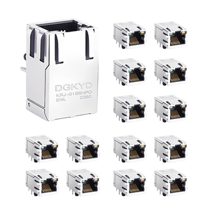 24/7 Operación CAT6a RJ45 Enchufe hembra Centro DE DATOS Bastidores de servidor Trabajo continuo Conector hembra Rj45 - Product Image 1