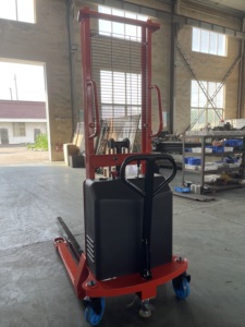 Capacidad 1500kg Fácil operación Bajo ruido China Huize Apilador <span class=keywords><strong>semi</strong></span> eléctrico con doble mástil - Product Image 4
