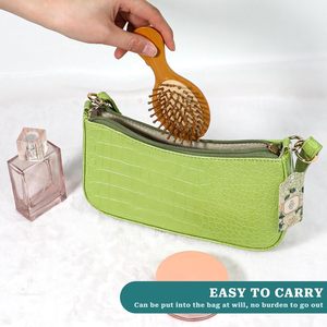 Eco Friendly Wholesale Supplier <strong>Bamboo</strong> Compact Small Hair Extensions Brush Mini Hair Detangle Brush Bulk <strong>Bamboo</strong> <strong>Hairbrush</strong> - Product Image 3