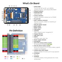 AIsmartLink Waveshare ESP32-S3 Pantalla Táctil Capacitiva de 3.5 Pulgadas, Placa de Desarrollo Tipo B 320*480, Interfaz de Cámara Integrada a Color