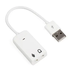 <span class=keywords><strong>Tarjeta</strong></span> de Sonido USB <span class=keywords><strong>Virtual</strong></span> 7.1 3D, Adaptador de Audio USB Externo, USB a Jack de 3.5mm, <span class=keywords><strong>Tarjeta</strong></span> de Sonido para Auriculares, Micrófono y Teléfono, para Computadora Portátil, Notebook, PC - Product Image 1