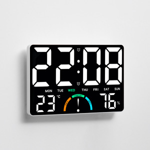 <span class=keywords><strong>Orologio</strong></span> Digitale Elettrico <span class=keywords><strong>da</strong></span> <span class=keywords><strong>Parete</strong></span> e <span class=keywords><strong>da</strong></span> Tavolo con DST, Display di Temperatura e Data, Moderno <span class=keywords><strong>Orologio</strong></span> con <span class=keywords><strong>Grande</strong></span> Display e Sveglia per Soggiorno e Anziani - Product Image 1