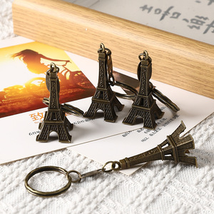 พวงกุญแจหอไอเฟลศิลปะลึกลับ ขนาด 5 ซม. ผลิตจากโลหะผสม ของที่ระลึกจากปารีส - Product Image 2