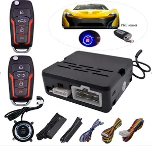 Remote Starter Engine Car Alarm Ignition Security System PKE Start Stop Engine Keyless Go With 2pcs smart Key