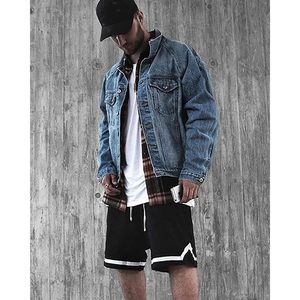 DiotSr Pantalones cortos de baloncesto de malla para hombre, de secado rápido, con bolsillo con cremallera, pantalones cortos deportivos para gimnasio - Product Image 1