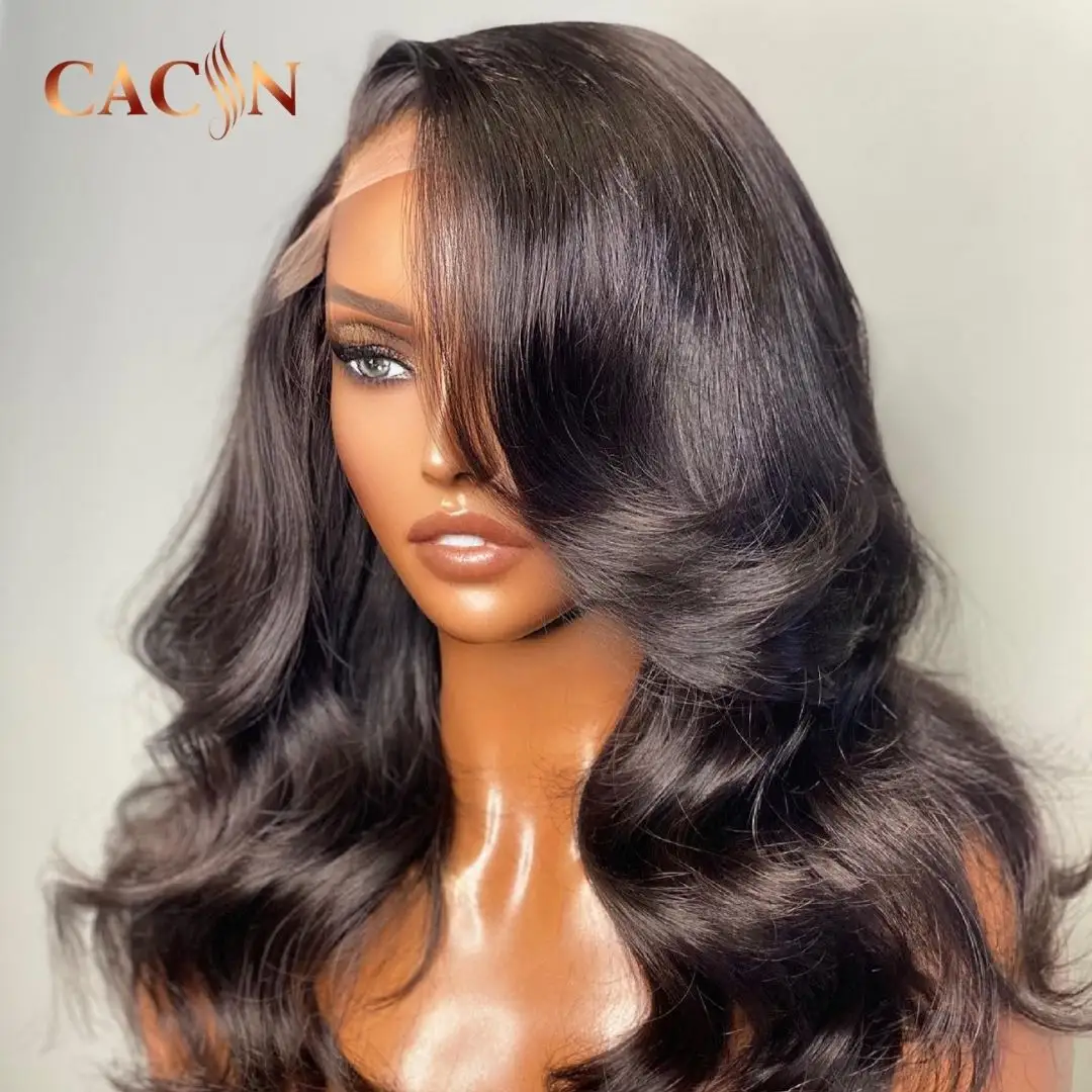 Lace Front Wig Brown 150% Real Human Hair 22 24 26 28 Inch Affordable Natural Straight 100% Human Virgin Hair INDIAN Hair Long