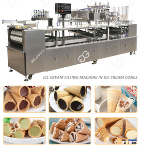 Macchinario per Coni Gelato <span class=keywords><strong>e</strong></span> Waffle con Ripieno di Cioccolato, Prezzi Macchina per Coni Gelato - Product Image 2