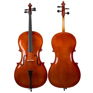 Les débutants pratiquent le violoncelle adulte