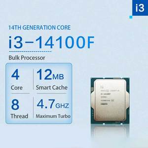 ซีพียู คอร์ เจนเนอเรชั่น 14 รุ่น I3 14100 14100F I5 14600K 14600KF 14400F I7 14700KF I9 14900KF 14900K สำหรับคอมพิวเตอร์ตั้งโต๊ะ - Product Image 5