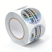 Etiquetas Adhesivas de Vinilo Holográfico Personalizadas, Resistentes al Agua, Brillantes, de Alta Adhesión, con Forma Personalizada y Logotipo Personalizado