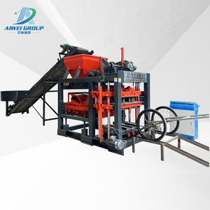 Macchinario Automatico QT4-25 per la Produzione di Blocchi Cavi in Cemento e Mattoni Colorati per Pavimentazione, Fabbrica Cinese - Product Image 1