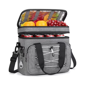 Borsa Termica Morbida Impermeabile, Contiene 24-75 Lattine, Ghiacciaia Portatile Pieghevole con Coperchio ad Accesso Rapido per Picnic e Spiaggia - Product Image 1