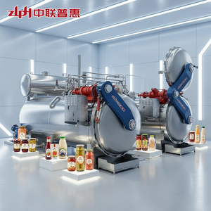 آلة تعقيم فعالة بالرش المائي للحم الخنزير واللحوم المعلبة والأطعمة - Product Image 2