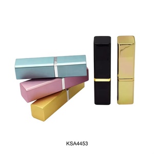 Lápiz Labial al por Mayor con Empaque Rosa, Tubo de Bálsamo Labial Recargable, Estuche de Lápiz Labial con Logotipo en los Lápices Labiales - Product Image 1