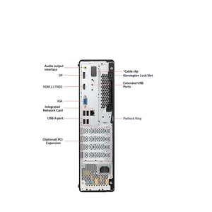 Nuevo Ordenador de Escritorio Lenovo ThinkCentre M760e para Oficina, <span class=keywords><strong>CPU</strong></span> <span class=keywords><strong>Core</strong></span> <span class=keywords><strong>I3</strong></span>-14100, 16GB DDR5, 1TB SSD, Enchufe Estadounidense - Product Image 3