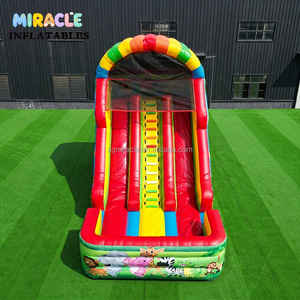 <span class=keywords><strong>Toboggan</strong></span> aquatique gonflable commercial à double piste pour enfants, <span class=keywords><strong>toboggan</strong></span> gonflable d'extérieur pour location événementielle et fêtes - Product Image 3