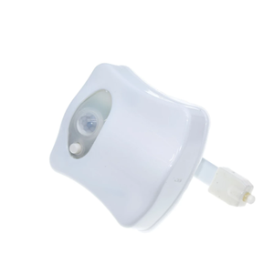 Veilleuse de siège de toilette intelligente à capteur de mouvement PIR 8 couleurs rétroéclairage étanche pour cuvette de toilette LED lampe lumineuse WC lumière de toilette - Product Image 3