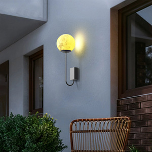 Lampe murale extérieure, lampe lune, pour villa, balcon, jardin, avec détecteur de mouvement, éclairage d'ambiance - Product Image 3