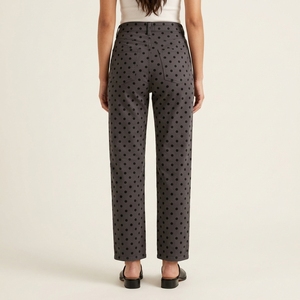 Jeans de Mujer con Puntos de Polka, Estilo Vintage, Elásticos, de Cintura Alta y Pierna Recta, 2026 - Product Image 2