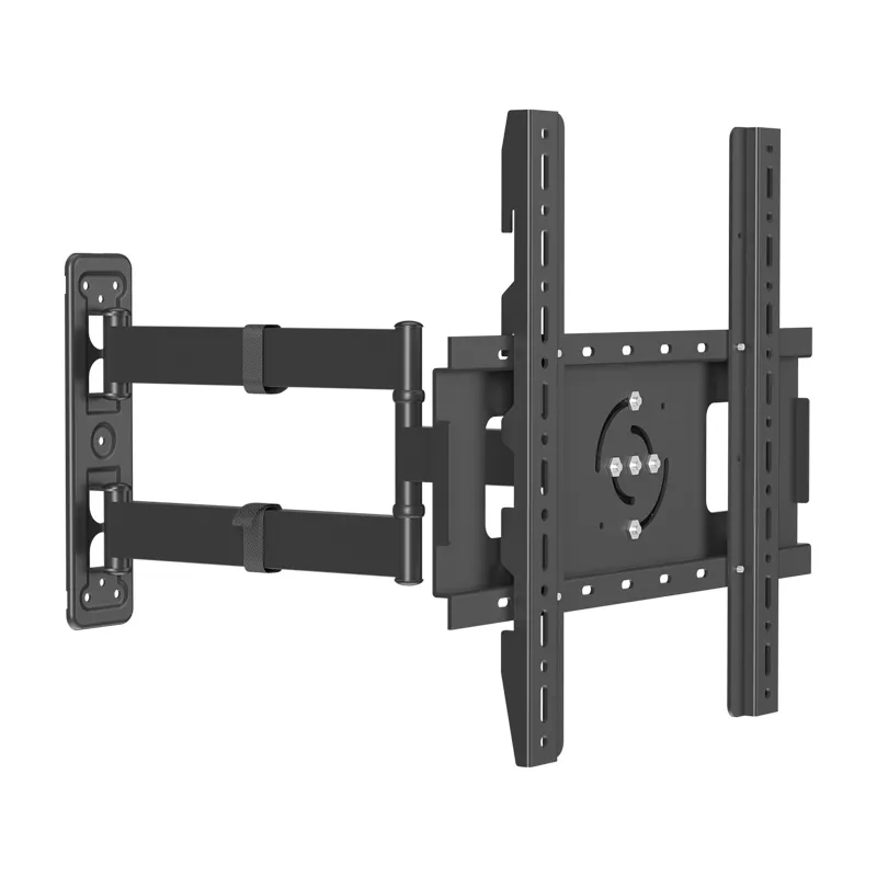 Suporte telescópico para TV Full Motion Hillport, suporte giratório de 90 graus para montagem em parede, suporte giratório para móveis de 32 e 60