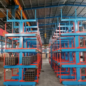 الصناعية مزدوجة حمالة مثبتة من طرف واحد رفوف أنابيب الصلب مصنع واحد جانب واحد الذراع مستودع تلسكوبي ناتئ رفوف - Product Image 5