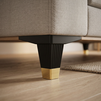 Pieds de canapé en métal de qualité supérieure pour canapé, table basse, meuble TV, lit – Support durable, installation facile, amélioration moderne