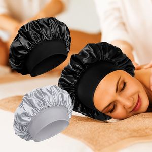 Customized Personnalisé Wholesale High Quality Night Sleep <b>Hair</b> Sleeping Designer Silk Satin <b>Bonnet</b> Femme - Product Image 4