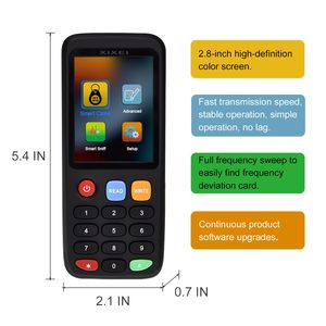 Replicador de Tarjetas Inteligentes X7 <span class=keywords><strong>125KHz</strong></span> 13.56MHz, Lectores de Tarjetas de Control de Acceso, Copiador de Tarjetas de Acceso NFC, Decodificador, Duplicador, Etiqueta con Chip T5577 - Product Image 3