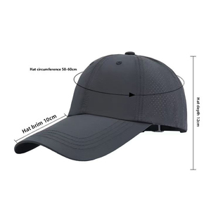 Taslan Fabric Custom 6 Panel <b>Baseball</b> <b>Cap</b> 100% Polyester Sports Logo <b>Cap</b> High Quality Fashionable Headwear Gorras De Marca - Product Image 3