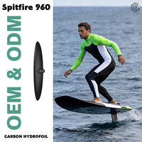 Aile avant en fibre de carbone pour hydrofoil Spitfire 960, modèle 2026, nouvelle aile à pompe 1175 cm² AR7.84, vente en gros, personnalisable OEM ODM