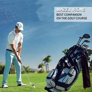<span class=keywords><strong>Hierros</strong></span> <span class=keywords><strong>de</strong></span> acero inoxidable para palos <span class=keywords><strong>de</strong></span> <span class=keywords><strong>golf</strong></span> MAZEL, adecuados tanto para golfistas profesionales como para penalizaciones altas - Product Image 5