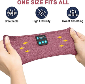 Bandeau de Sommeil Doux Casque Audio sans Fil avec Haut-Parleurs Stéréo HD Ultra-Mince de 30 mm Intégré<span class=keywords><strong>s</strong></span> <span class=keywords><strong>pour</strong></span> le Sommeil et l'Exercice, Cadeaux High-Tech - Product Image 3