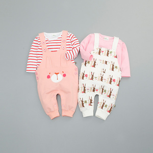Ropa para Bebés Recién Nacidos al por Mayor, Monos con Tirantes para Niñas Pequeñas, Impresión Personalizada - Product Image 2