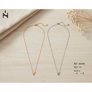 Collana con Ciondolo Toro in Acciaio Inossidabile 46048 Oro Argento 12 Pezzi - Product Image 3