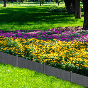 Borde de Césped Plegable Ecológico de Ratán y Plástico, Sin Necesidad de Excavación, Doble Uso, Impermeable, Fácil de Montar - Product Image 5