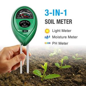 Gelsonlab HSGT-057 del medidor <span class=keywords><strong>de</strong></span> pH 3-en-1 Tester suelo Kits con la humedad la luz y el PH prueba para jardín granja césped - Product Image 2