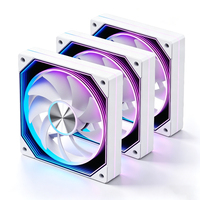 Ventilador de PC de Escritorio XINMAI de 12 cm ARGB Sync 12025, Ventilador de Refrigeración Silencioso RGB Direccionable de 4 Pines para Chasis de Computadora OEM