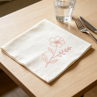 Serviettes en tissu personnalisées réutilisables pour dîners et événements
