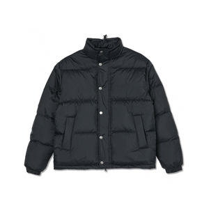 Veste matelassée à coque extérieure à séchage rapide, unisexe, col montant, hiver, avec rembourrage résistant à l'humidité et coupe moderne d'inspiration athlétique - Product Image 1