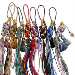 <span class=keywords><strong>Frange</strong></span> à pampilles style ethnique motif ananas pour sacs faits main, sachets, pendentifs, matériaux et accessoires de bijoux DIY en stock - Product Image 2