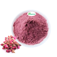 Bubuk Kelopak Mawar Merah Kering Alami 100% Ekstrak Kelopak Mawar Ganda
